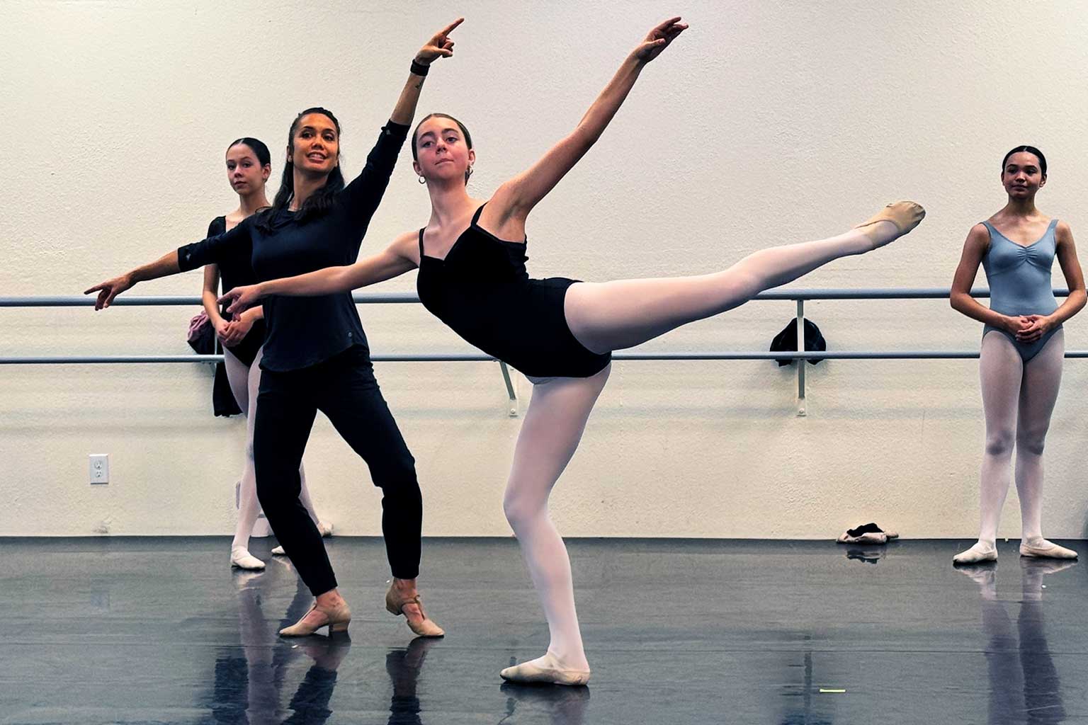 SBT students in the studio.