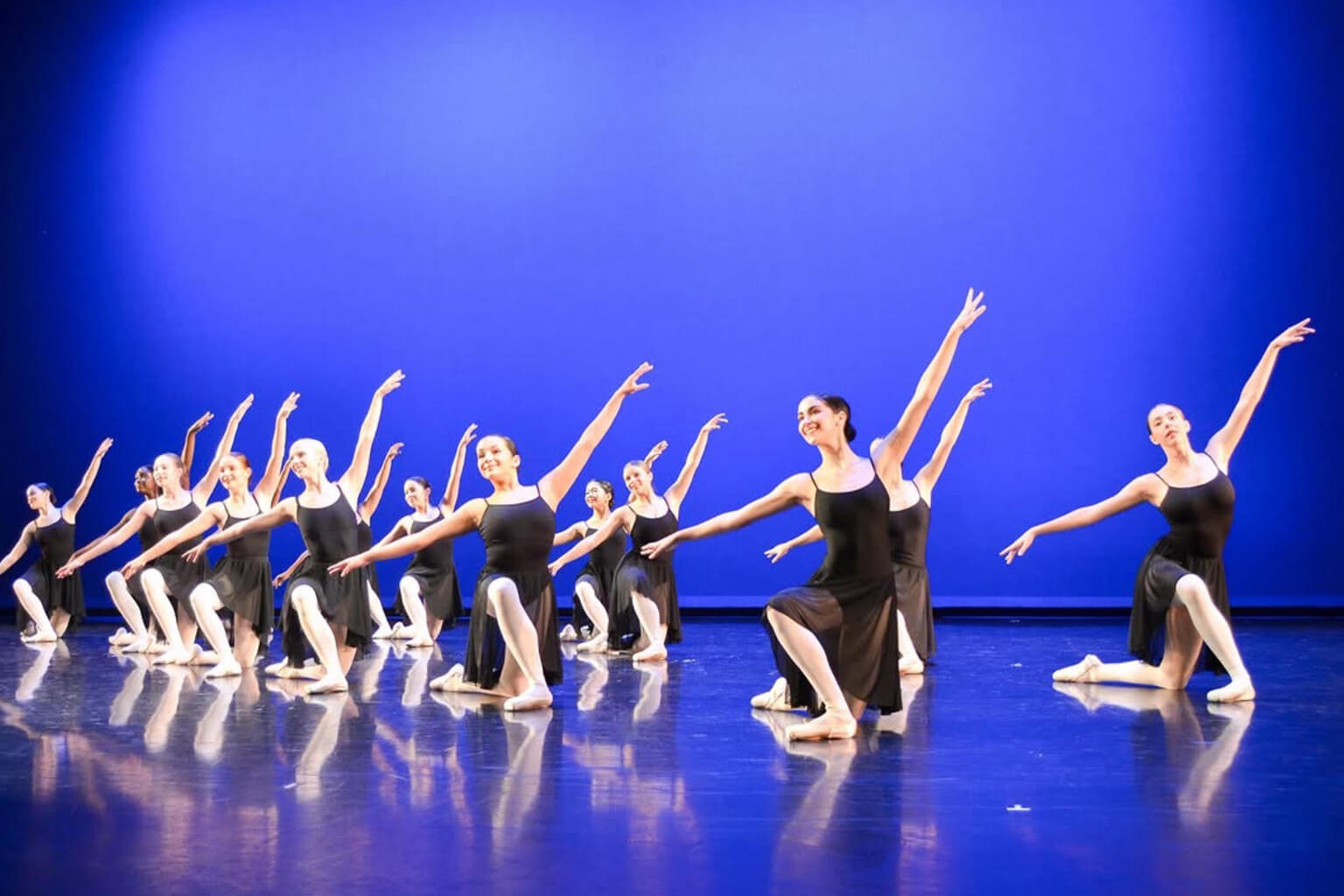 Ballet Tucson dancers on stage.